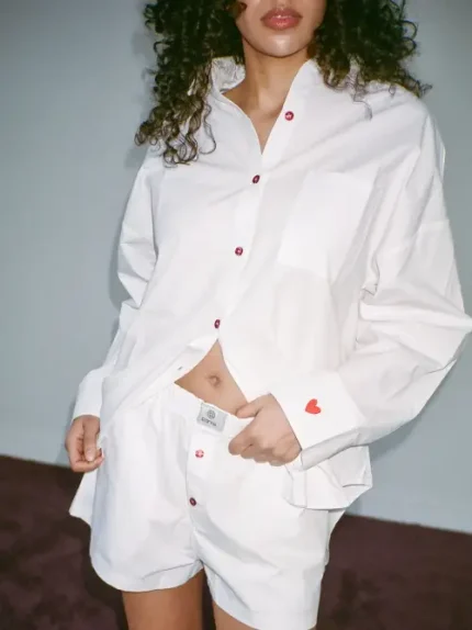 Parke Boxer Shorts White 1