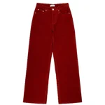Parke Corduroy Low Rise Baggy Pant Burgundy 3