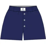 Parke Cotton Boxer Shorts Denim (2)