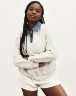 Parke Denim Collar Sweat Rugby 1