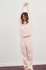 Parke Heart Pointelle Boxer Pants White 2