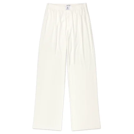 Parke Heart Pointelle Boxer Pants White 3
