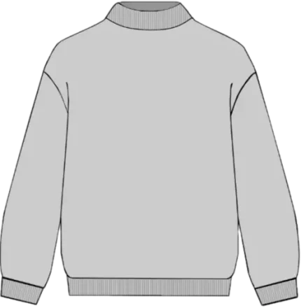 Parke Heritage Varsity Mockneck Classic Grey 3