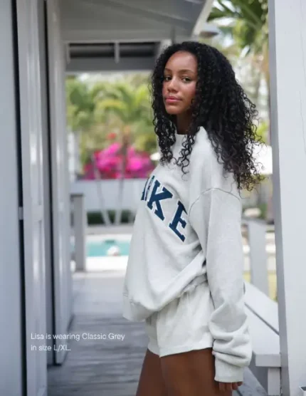 Parke Heritage Varsity Mockneck Classic Grey Denim 3 1