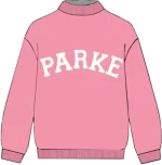 Parke Heritage Varsity Mockneck Conch White