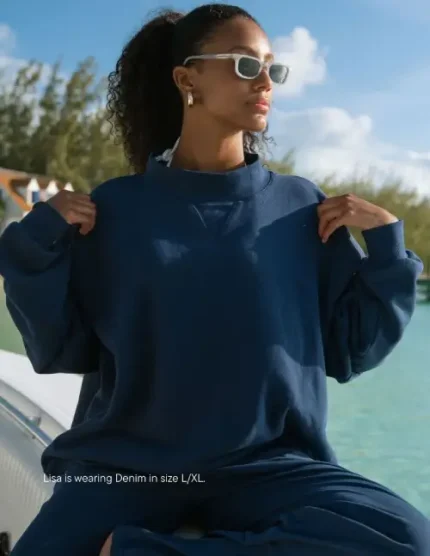 Parke Heritage Varsity Mockneck Denim 1