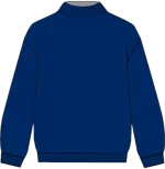 Parke Heritage Varsity Mockneck Denim 3