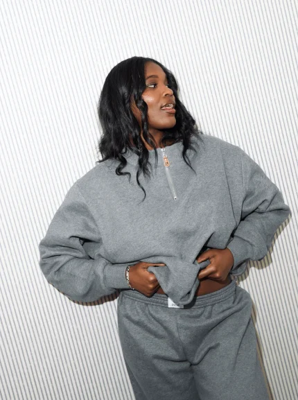 Parke Quarter Zip Mockneck Stormy 1