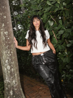 Parke Sequin Boxer Pants Black 1