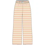 Parke Striped Cotton Boxer Pants Cream Stripe 3