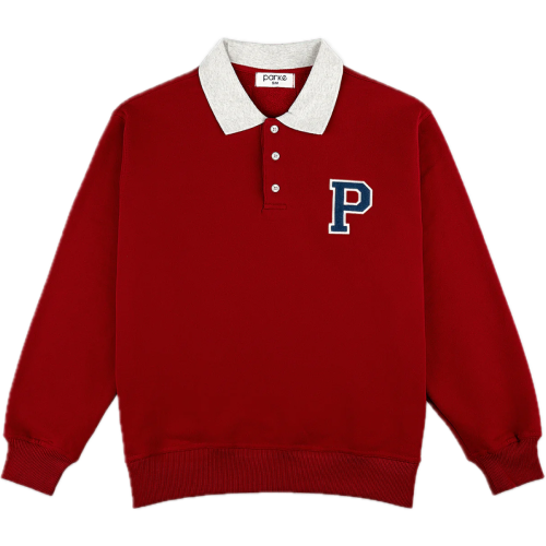 Parke Sweat Rugby Maroon 2 Parke Sweat Rugby Maroon 2