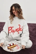 Parke Sweetheart Mockneck Classic Grey 2