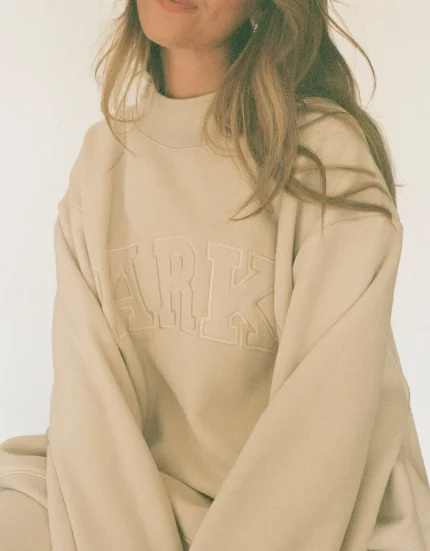 Parke Monochrome Varsity Mockneck Buttercream (1)