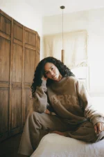 Parke Monochrome Varsity Mockneck Latte (1)