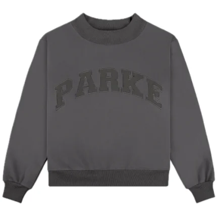 Parke Monochrome Varsity Mockneck Midnight