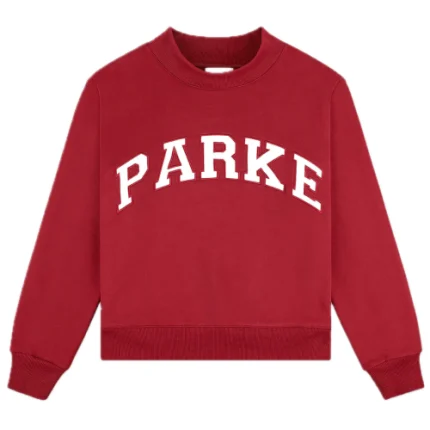 Parke Valentine's Day Varsity Mockneck Burgundy & White (2)