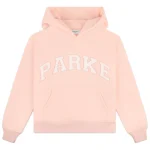 Parke Varsity Hoodie Sweatshirt Ballet & White (3)